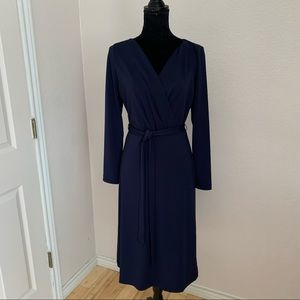 Talbots navy dress